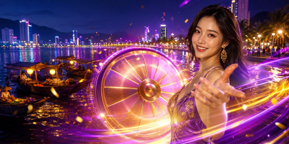 Ánh đèn neon Nha Trang về đêm phản chiếu trên màn hình điện thoại với giao diện cá cược trực tuyến